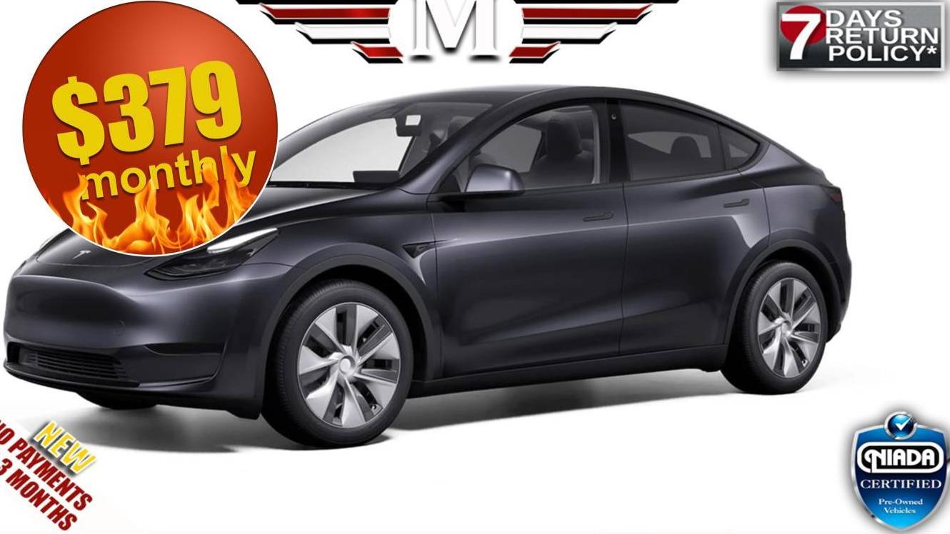 TESLA MODEL Y 2020 5YJYGDEE3LF027032 image